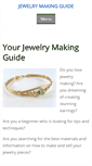 Mobile Screenshot of jewelrymakingguide.com